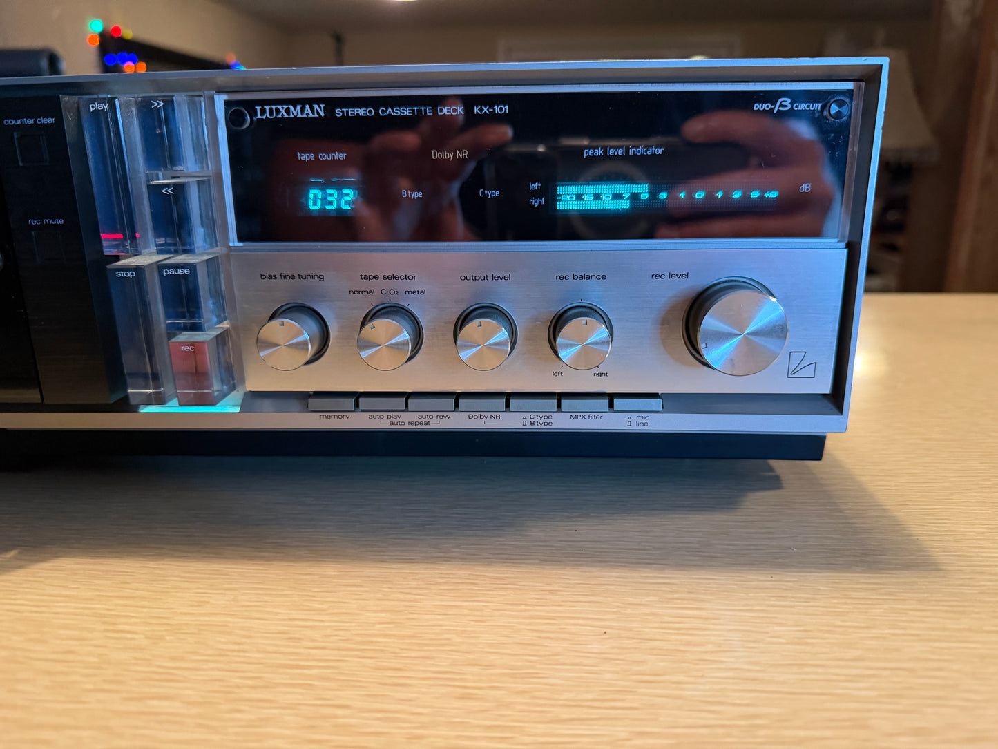 Luxman KX-101 2- Head "Suckface" Cassette Deck Full Fresh Service High Fidelity!