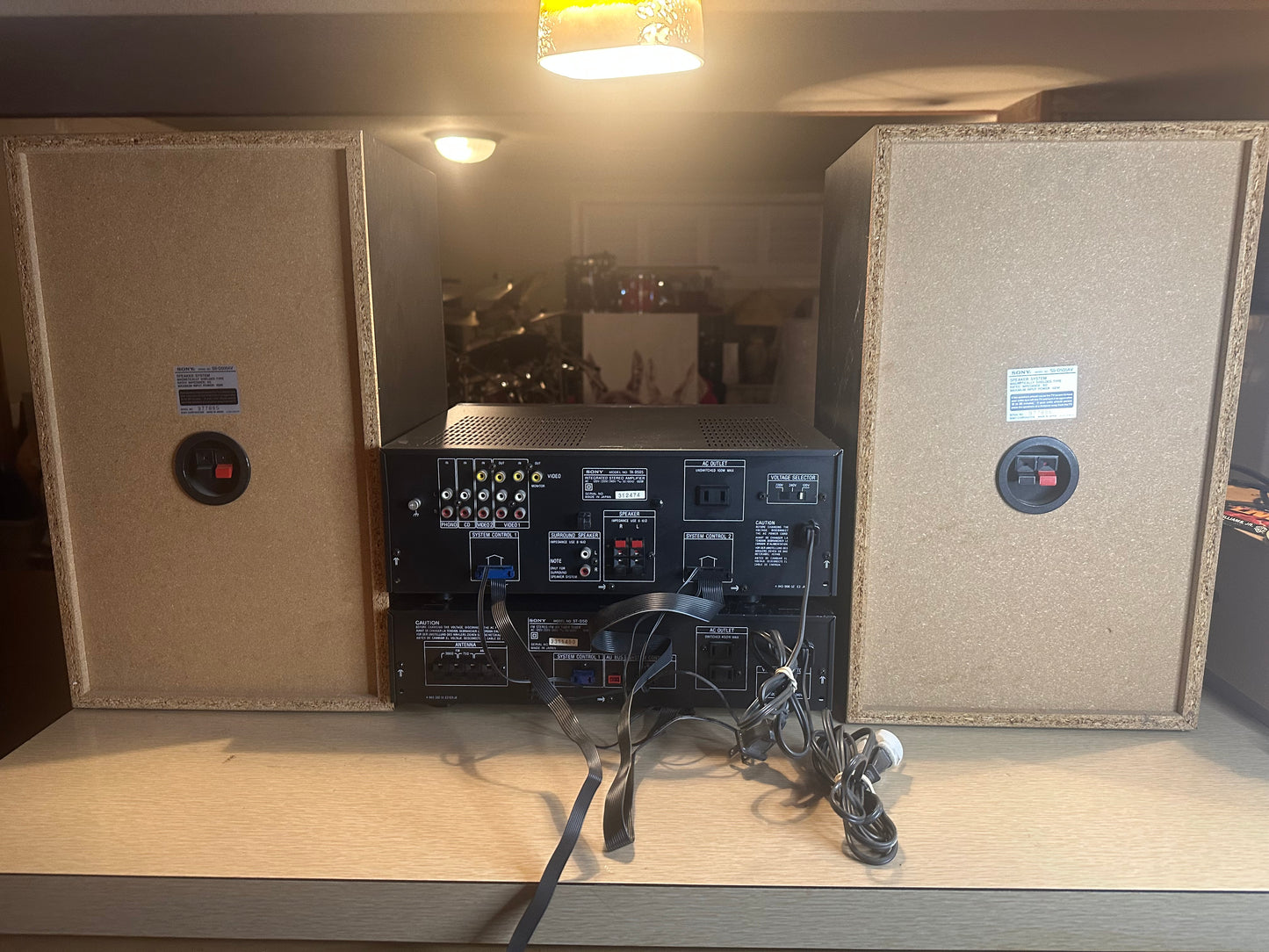 Sony LBT-D505 Stereo Stack System HiFi Separates Speakers Working Amp+Tuner+SPKS