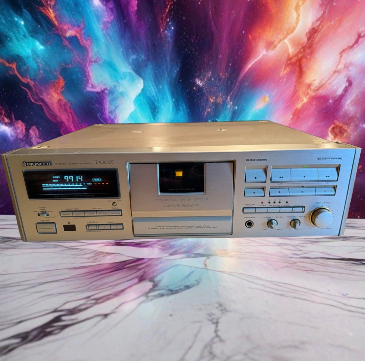 Pioneer T-1000S CT-93 3-Head Dolby B, C, S, Hx Pro  Cassette Deck Pro Serviced🔥