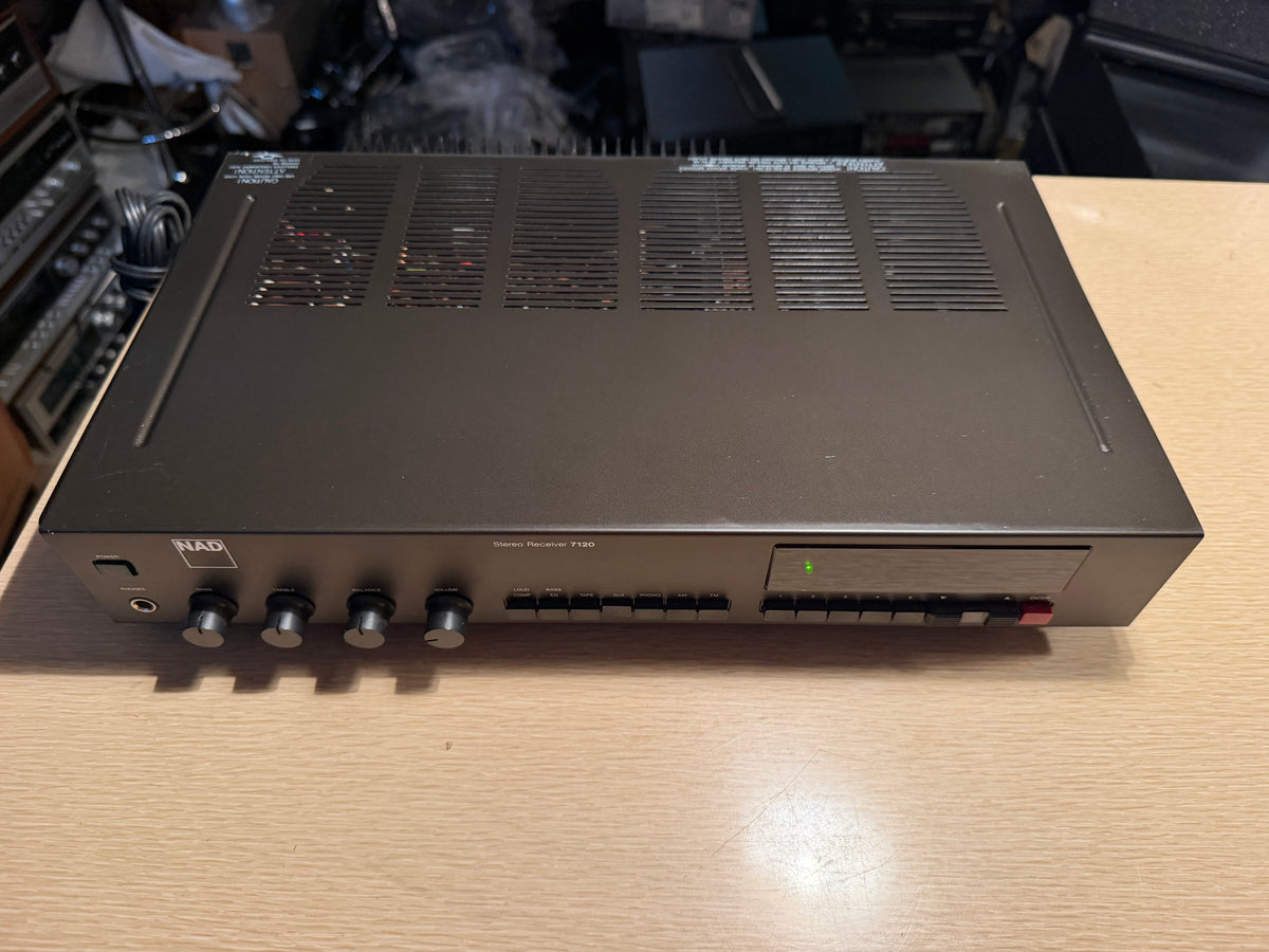 Vintage NAD Model 7120 Stereo Receiver Serviced Works Great Very Rare Reliable🎶