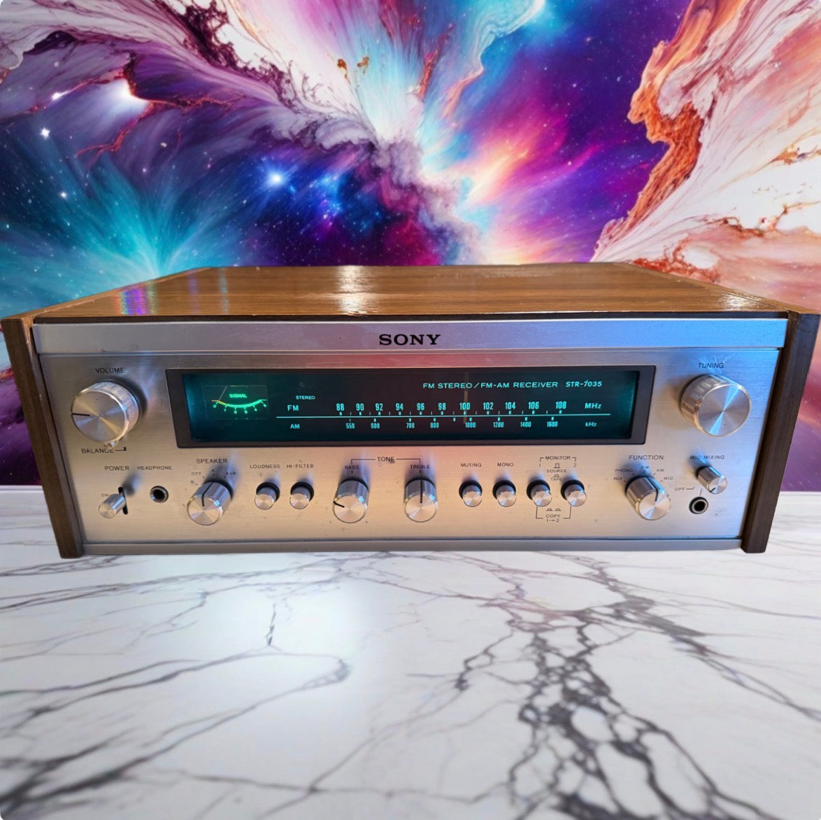 SONY STR-7035 Vintage FM/AM Stereo Receiver Fresh Professional Service Receipt✅