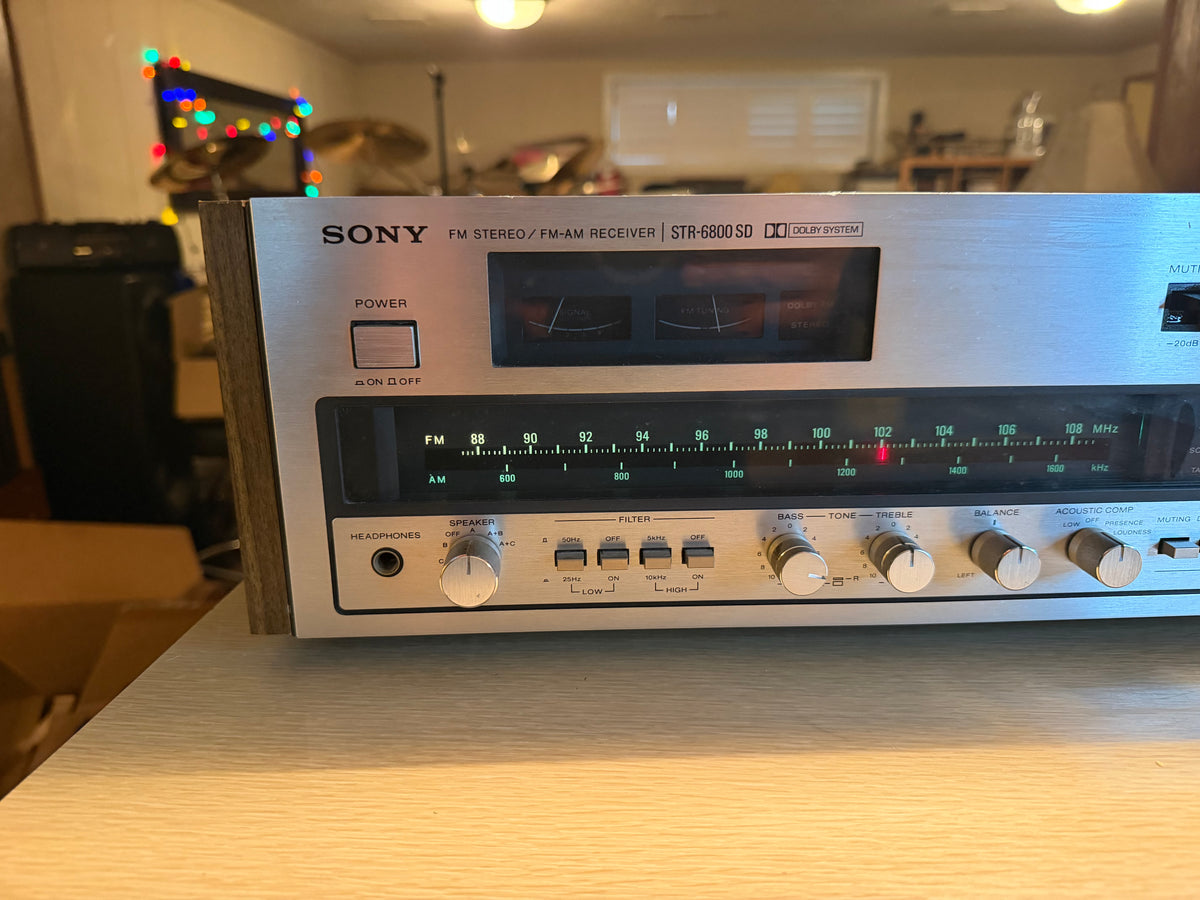 SONY STR-6800SD Hi-Fi Stereo RECEIVER Amplifier True 80WPC Beast Serviced Rare🔥