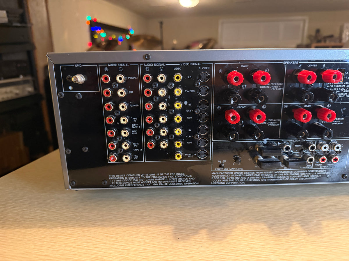 Yamaha DSP-A1000 7 Channel Power Amplifier With Remote Working Serviced Beauty