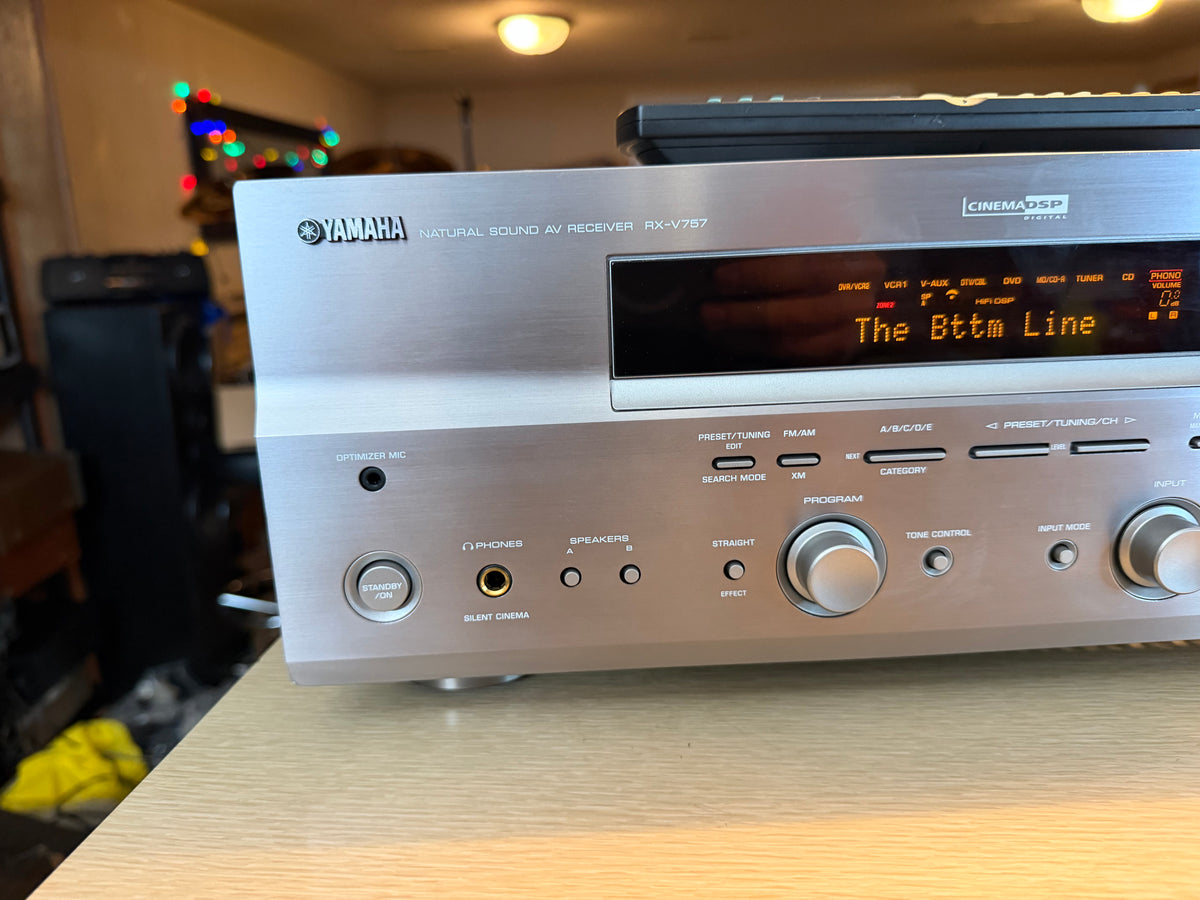 Yamaha RX-V757 A/V Receiver Stereo 5.1 Channels Bundle w/Remote Serviced Beauty