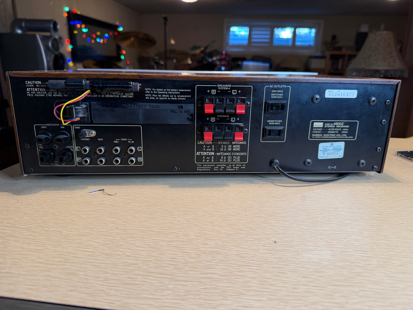 Sansui 4900Z Digital Synthesizer DC Stereo 55WPC Receiver *SERVICED* Excellent🔥