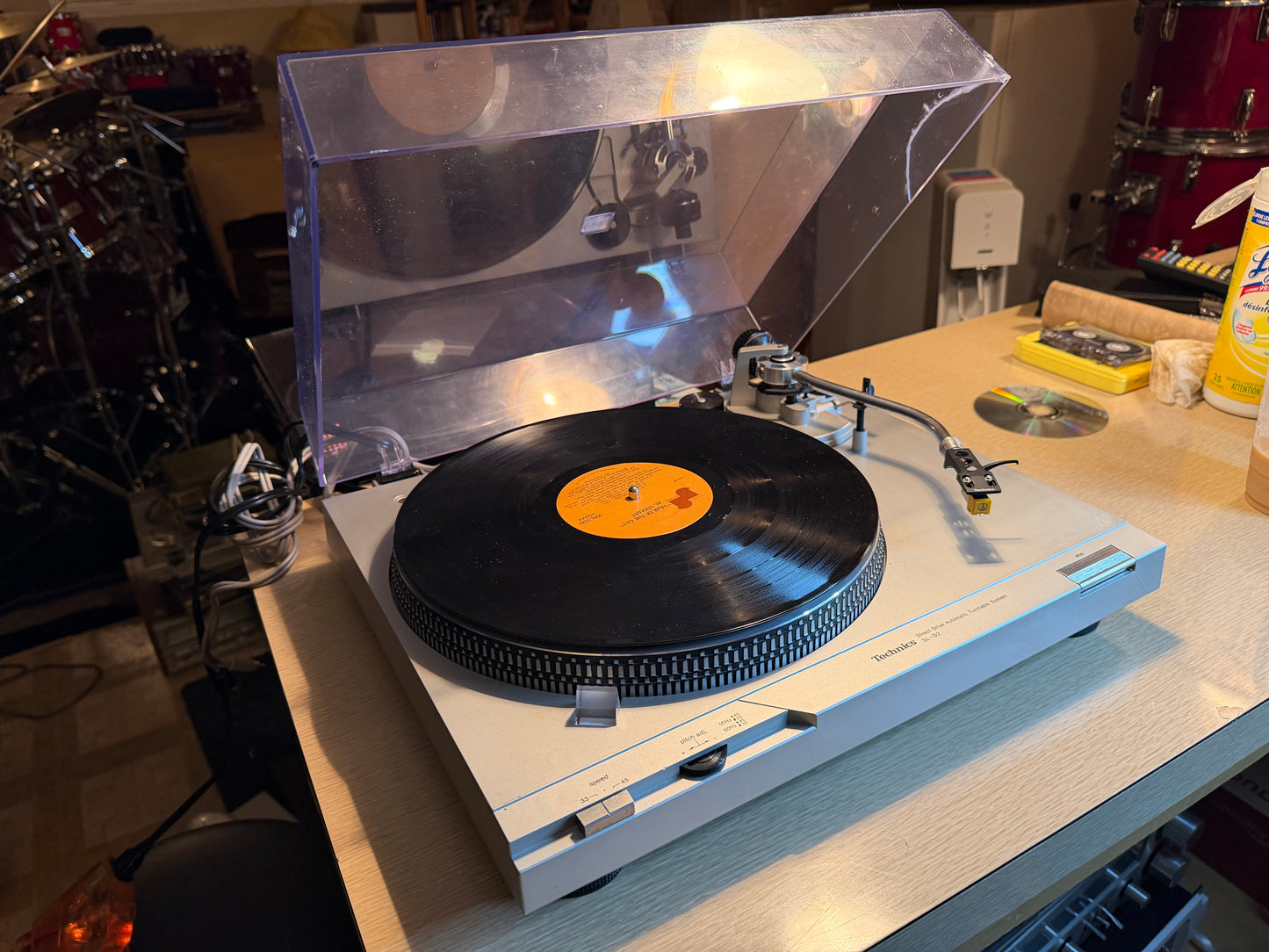 Technics SL-D2 Semi-Automatic Direct Drive Turntable Serviced Serviced Nice!