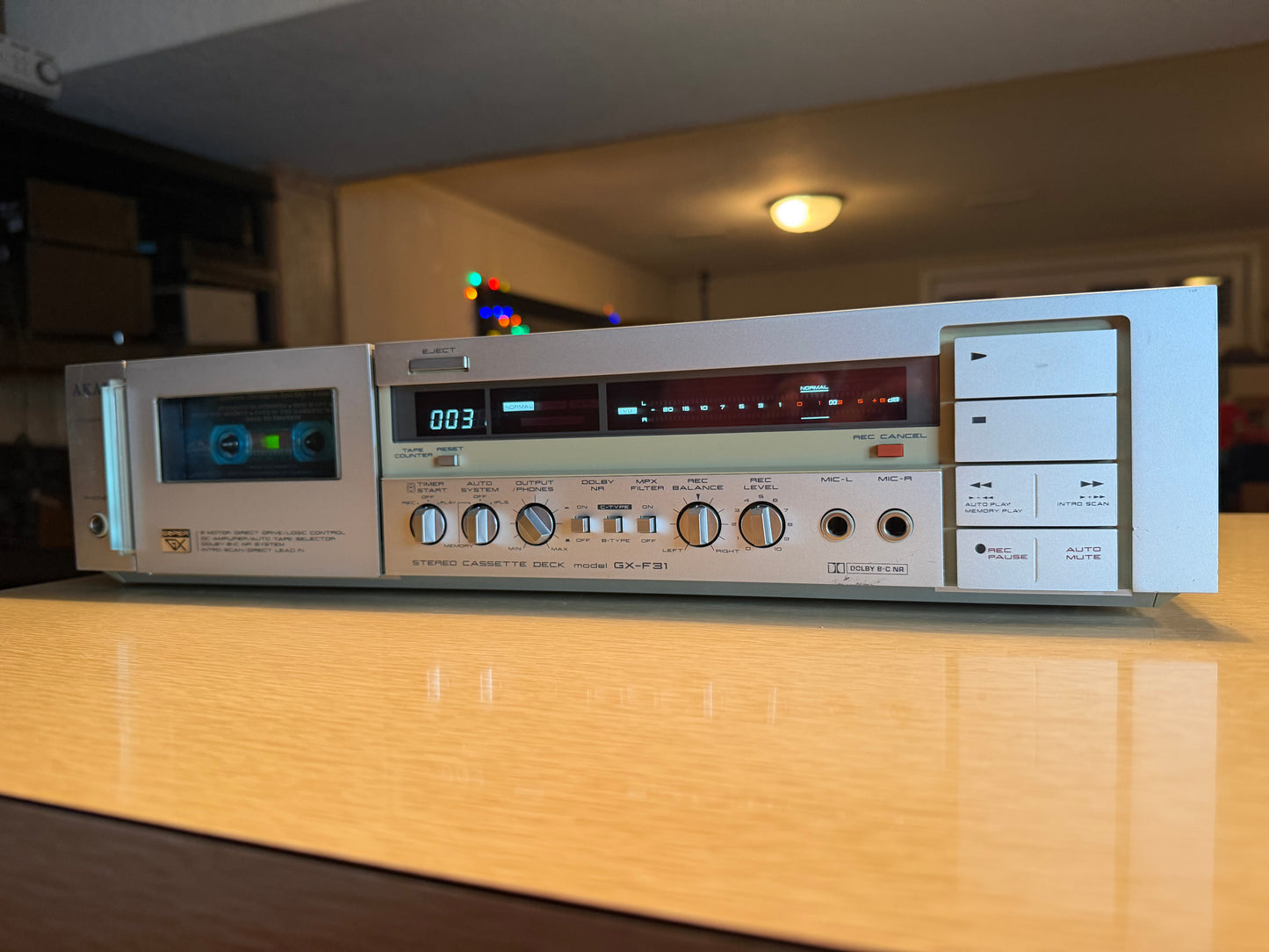 AKAI GX-F31  Deck  Direct Drive, Glass Ferrite Heads Full Fresh Service V Rare🎶