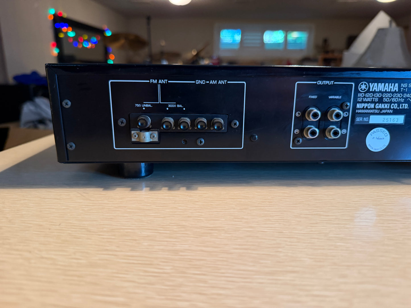 Vintage Yamaha T-1 Natural Sound Audiophile AM/FM Tuner Full Fresh Service Rare!