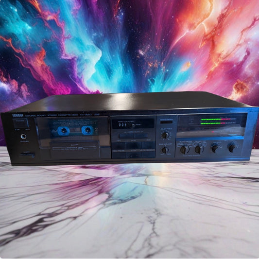 Vtg Yamaha KX-300U Natural Sound Cassette Deck Dolby B/C HX Pro Serviced Beauty!