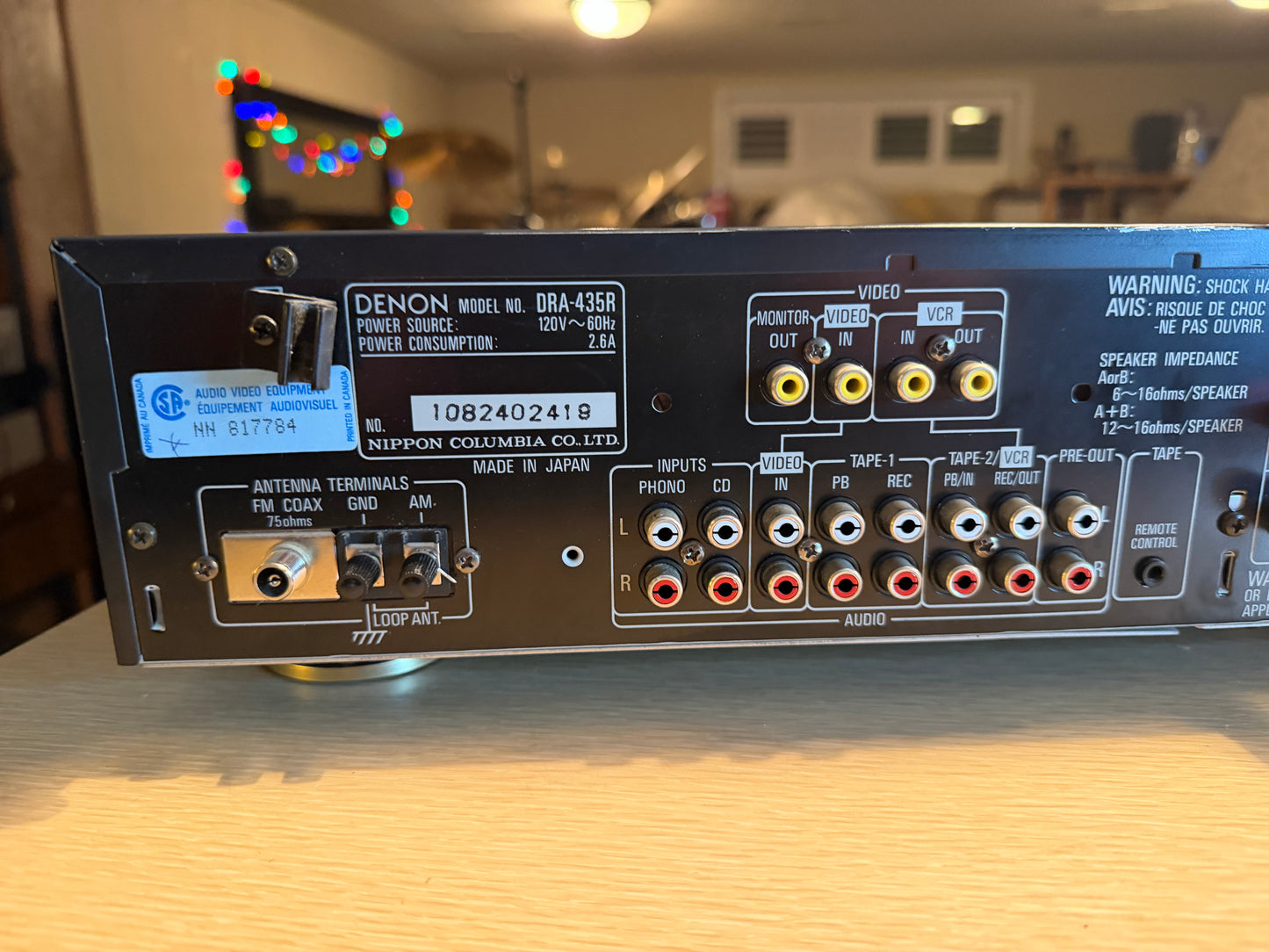 Denon DRA-435R AM/FM Stereo Receiver Excellent Condition Full Fresh Service🎶🔥