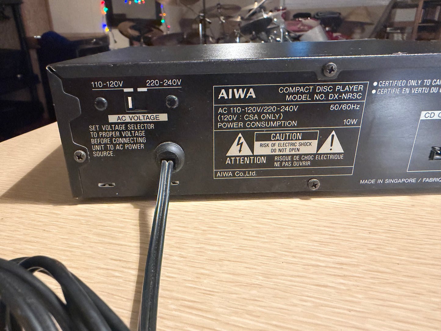 Serviced Aiwa DX‑NR3 CD Player Audiophile High Fidelity V Rare