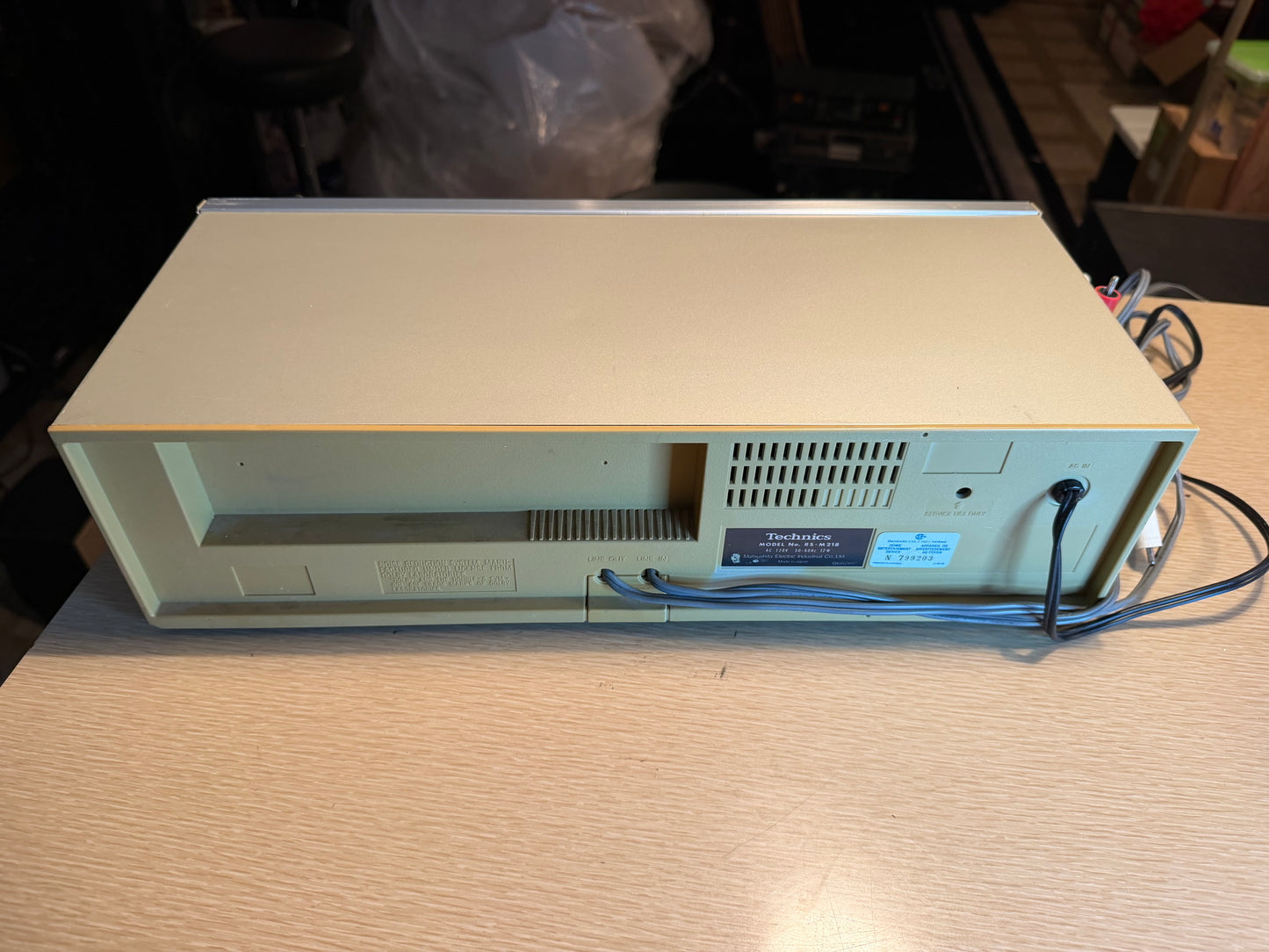 Technics RS-M218 Cassette Tape Deck Player  (SERVICED) High Fidelity Rare🎶🔥