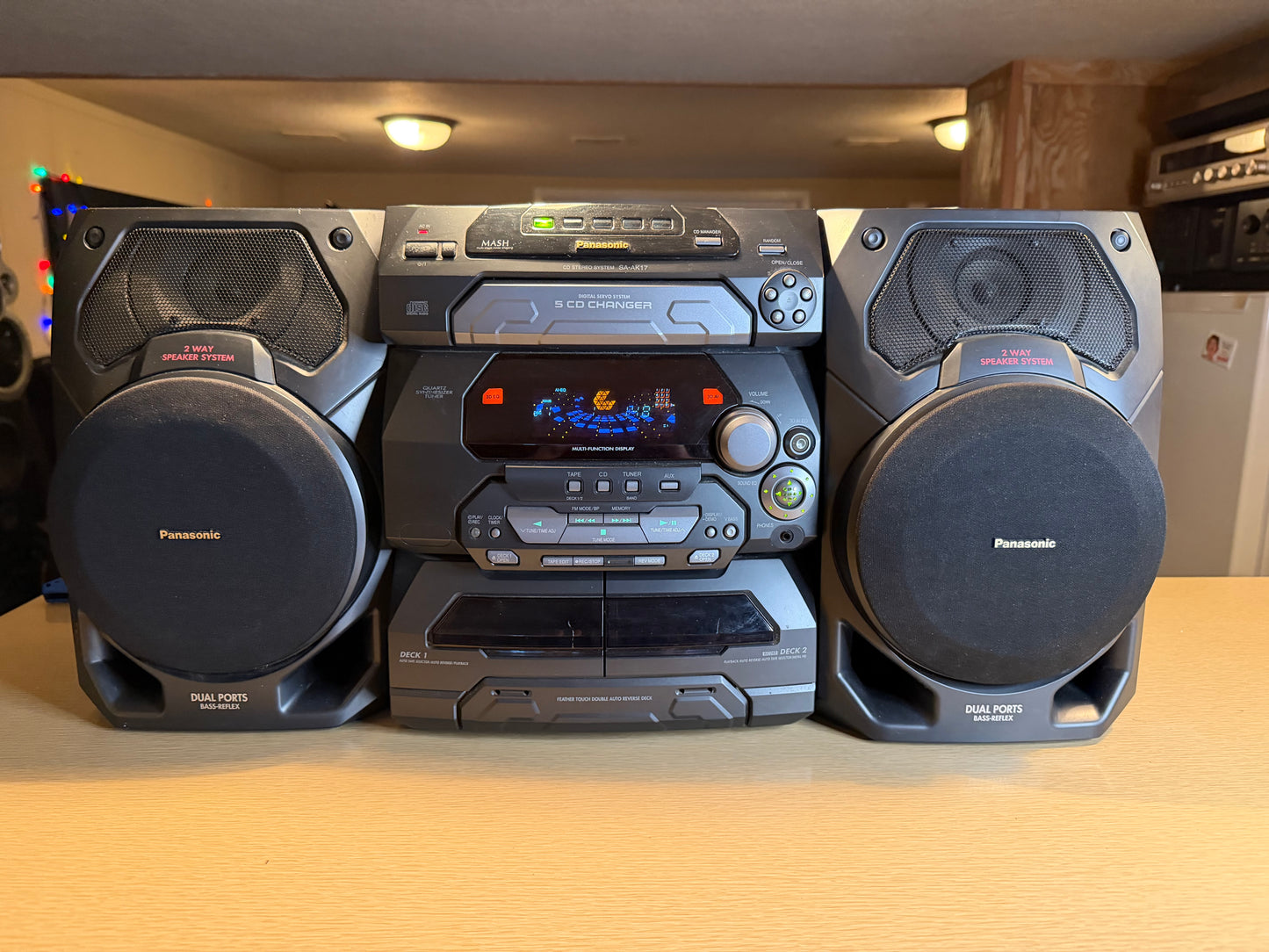 Panasonic SA-AK17 CD Changer Radio Cassette Deck All Functions Fully Operational