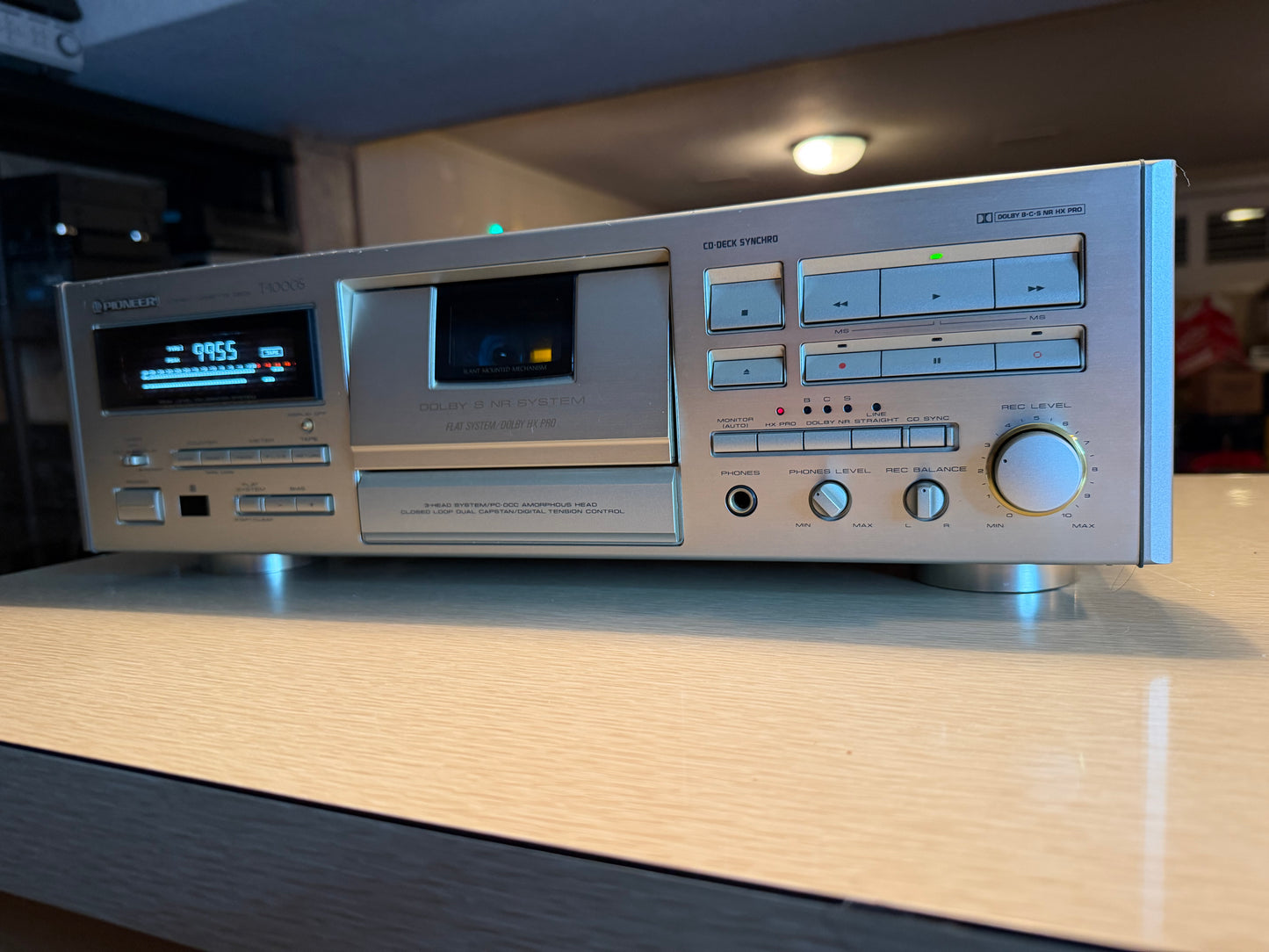 Pioneer T-1000S CT-93 3-Head Dolby B, C, S, Hx Pro  Cassette Deck Pro Serviced🔥