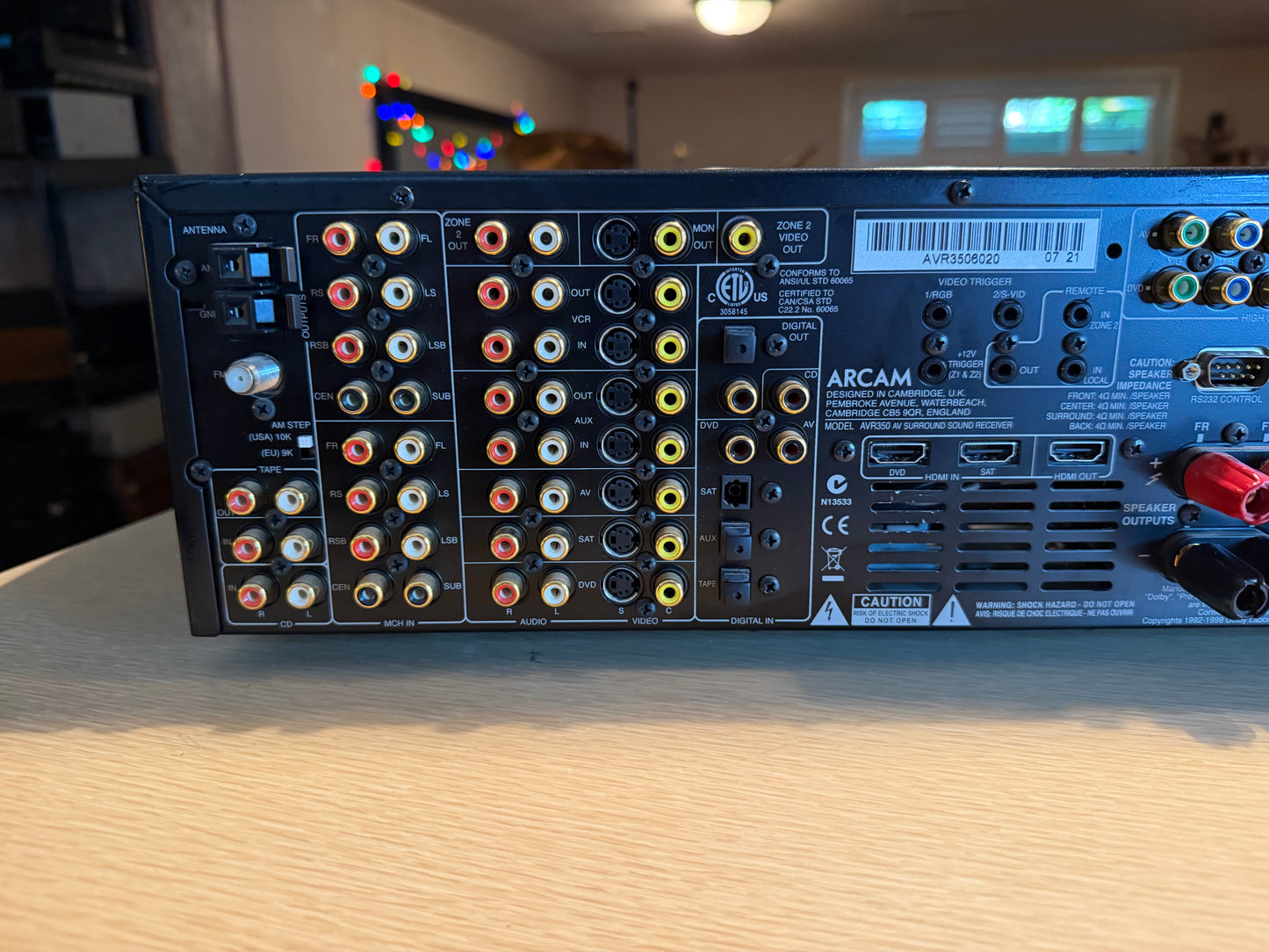 Arcam AVR350 7.1 Channel AV Receiver Mint Condition Beast Full Fresh Service🔥🎶