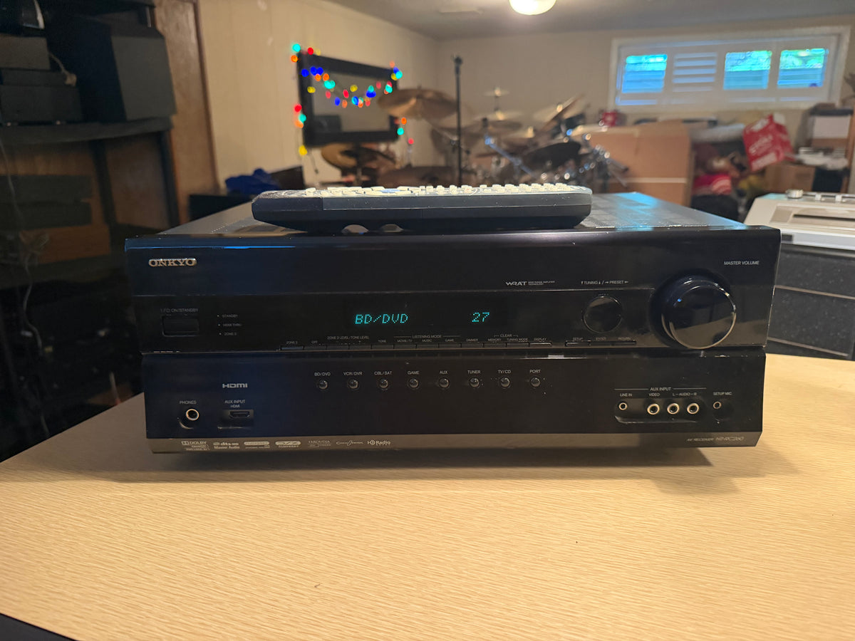 Onkyo HT-RC260 7.2 Ch HDMI Home Theater Surround Sound Receiver Remote Bundle🔥