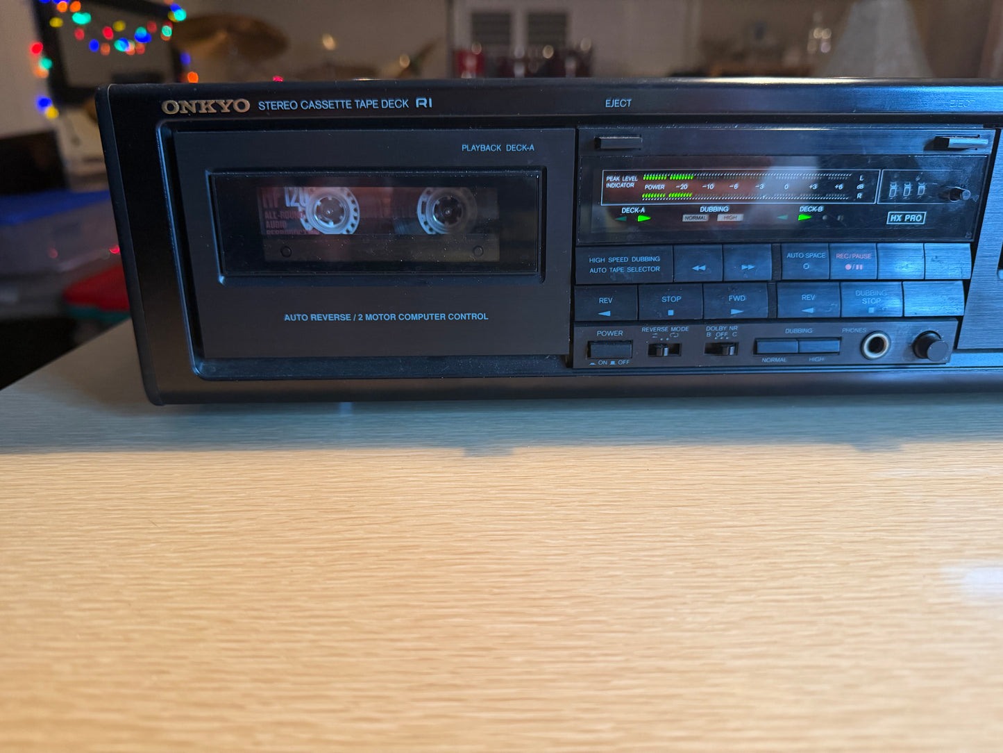 Onkyo TA-RW404 Dual Auto Reverse Dual Cassette Tape Deck Recorder Serviced 🔥🎶