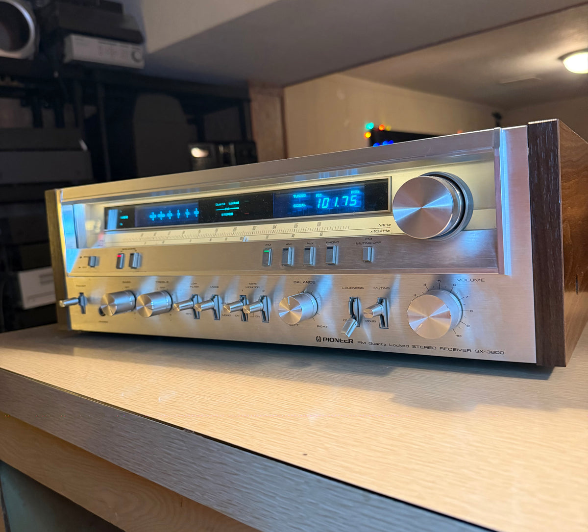 Vintage Pioneer SX-3800 Receiver Amplifier Near Mint FRESH Servicing Recapped🎶