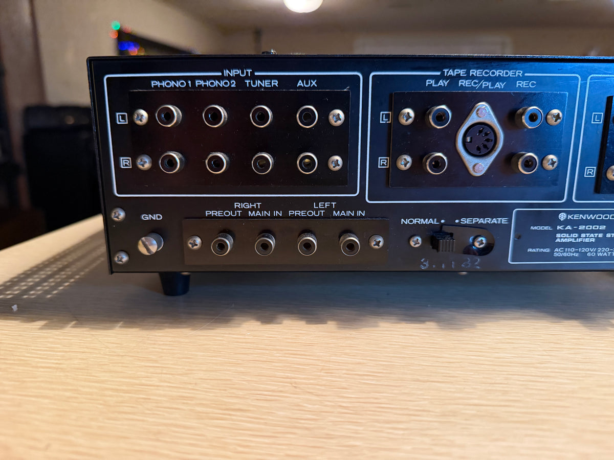 Vintage Kenwood Amplifier Model KA-2002 Full Fresh Servicing Very Rare Beauty🎶