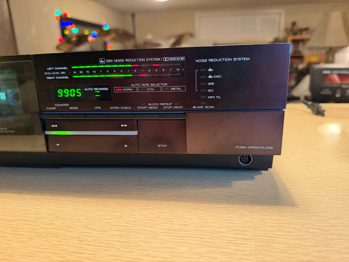 TEAC R-777X Cassette Deck 3 Head SUCK FACE! Auto Reverse, dbx, Dolby BC Serviced