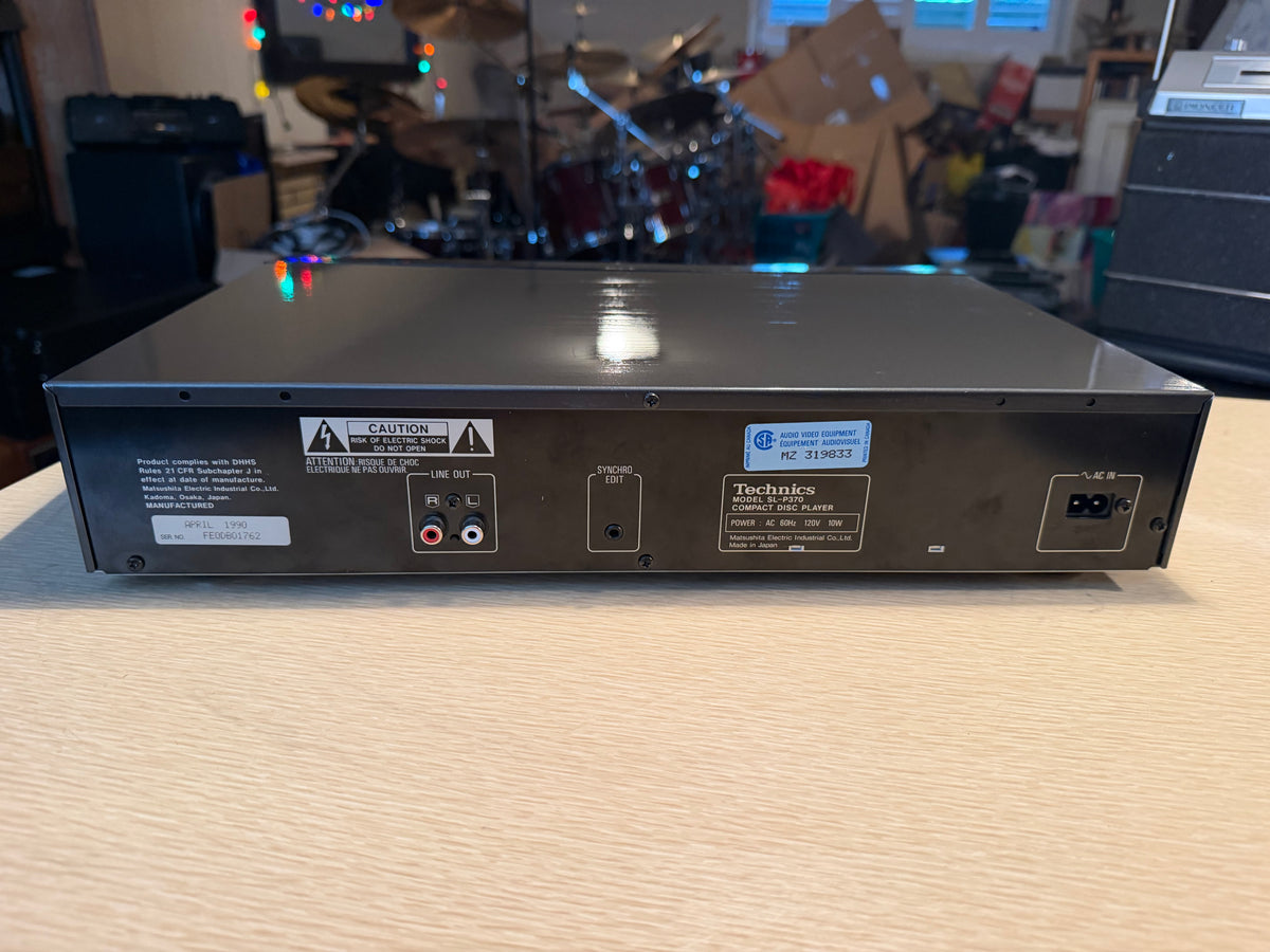Technics SL-P370 CD Player MASH 4 DAC Tested Working 1990 Made in Japan V Rare🎶