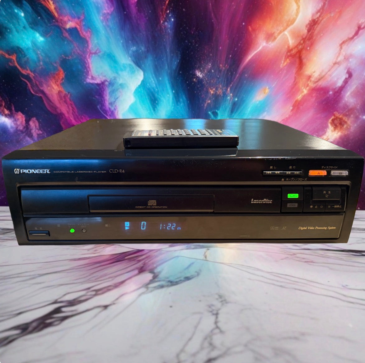 Pioneer CLD-R4-K LaserDisc CD Player LD Player Tested Working JDM With Remote🔥