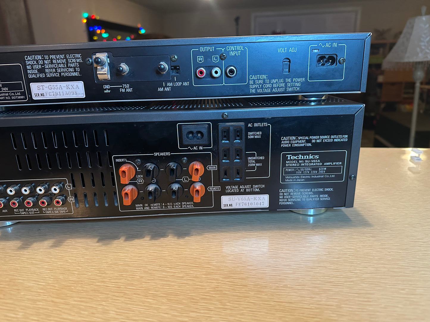 Technics SU-V65A Integrated Amplifier Class AA VC-4 + ST-G55A Tuner SERVICED