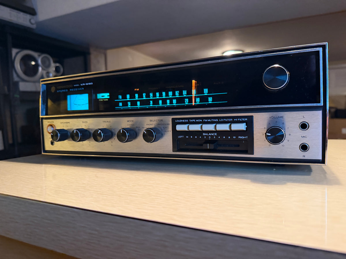 Vintage Kenwood KR-5150 Stereo Receiver Amplifier Serviced Crisp Sound Rare🔥🎶