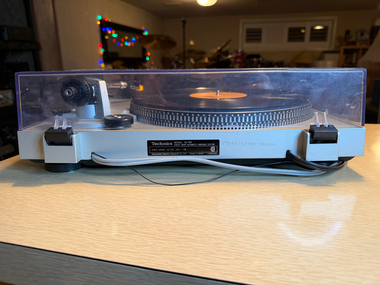 Technics SL-D2 Semi-Automatic Direct Drive Turntable Serviced Serviced Nice!