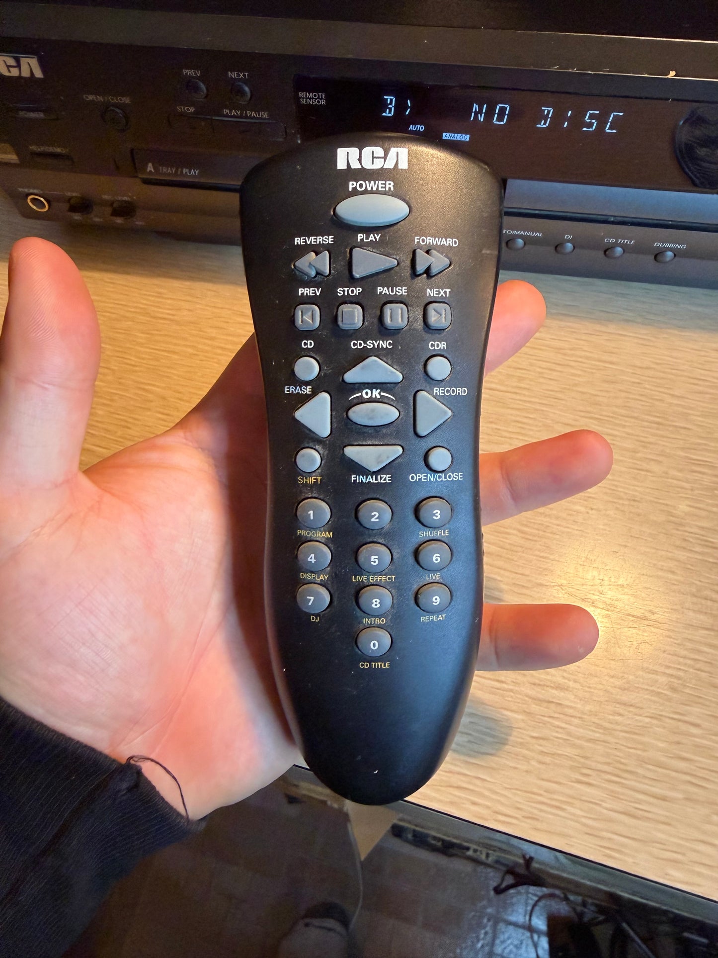 RCA CDRW121 Dual Tray CD Recorder Player Burner TESTED, WORKS Remote Bundle✅