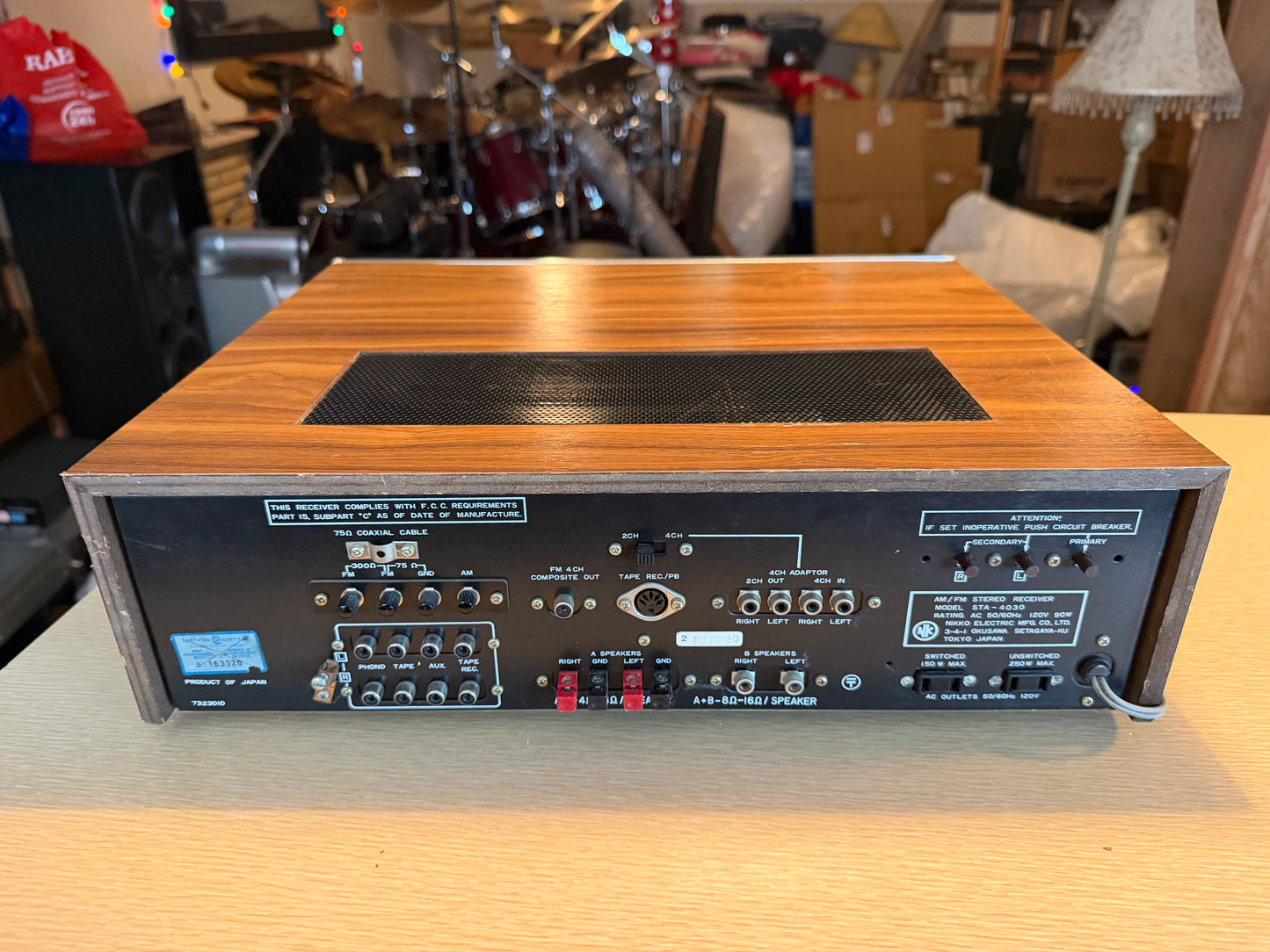 Vintage Nikko STA-4030 Stereo AM/FM Receiver Near Mint Full Fresh Service Rare🔥