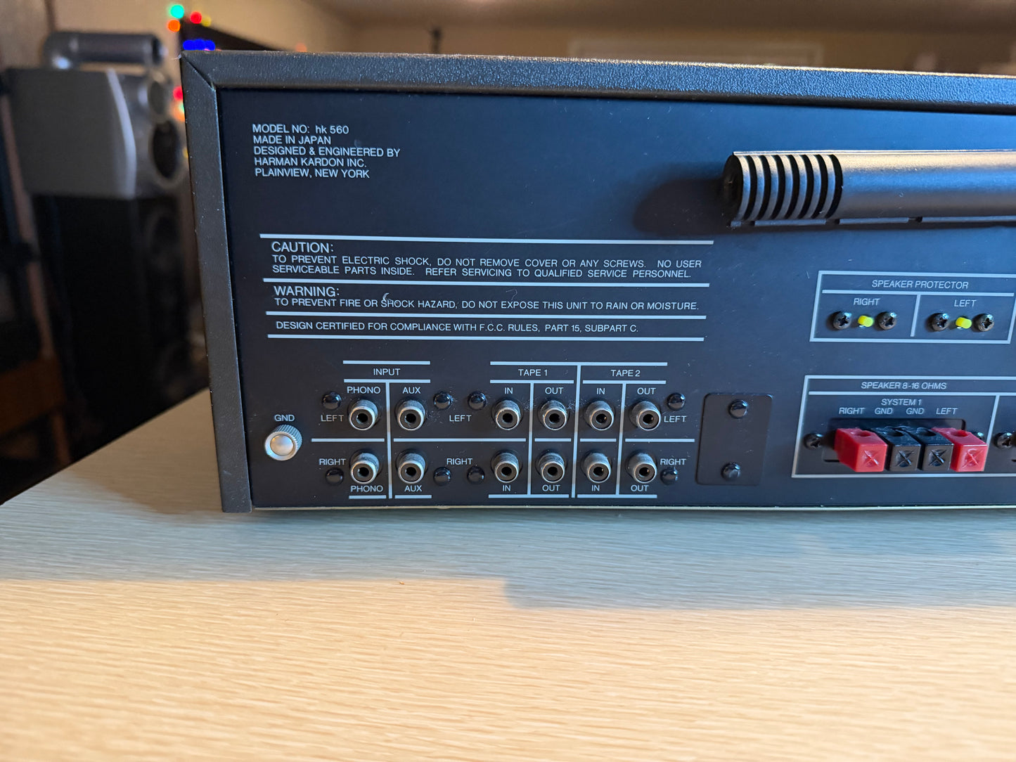 Harman Kardon HK 560 DC Amplifier Receiver 40WPC GORGEOUS SERVICED CLEAN RARE🔥