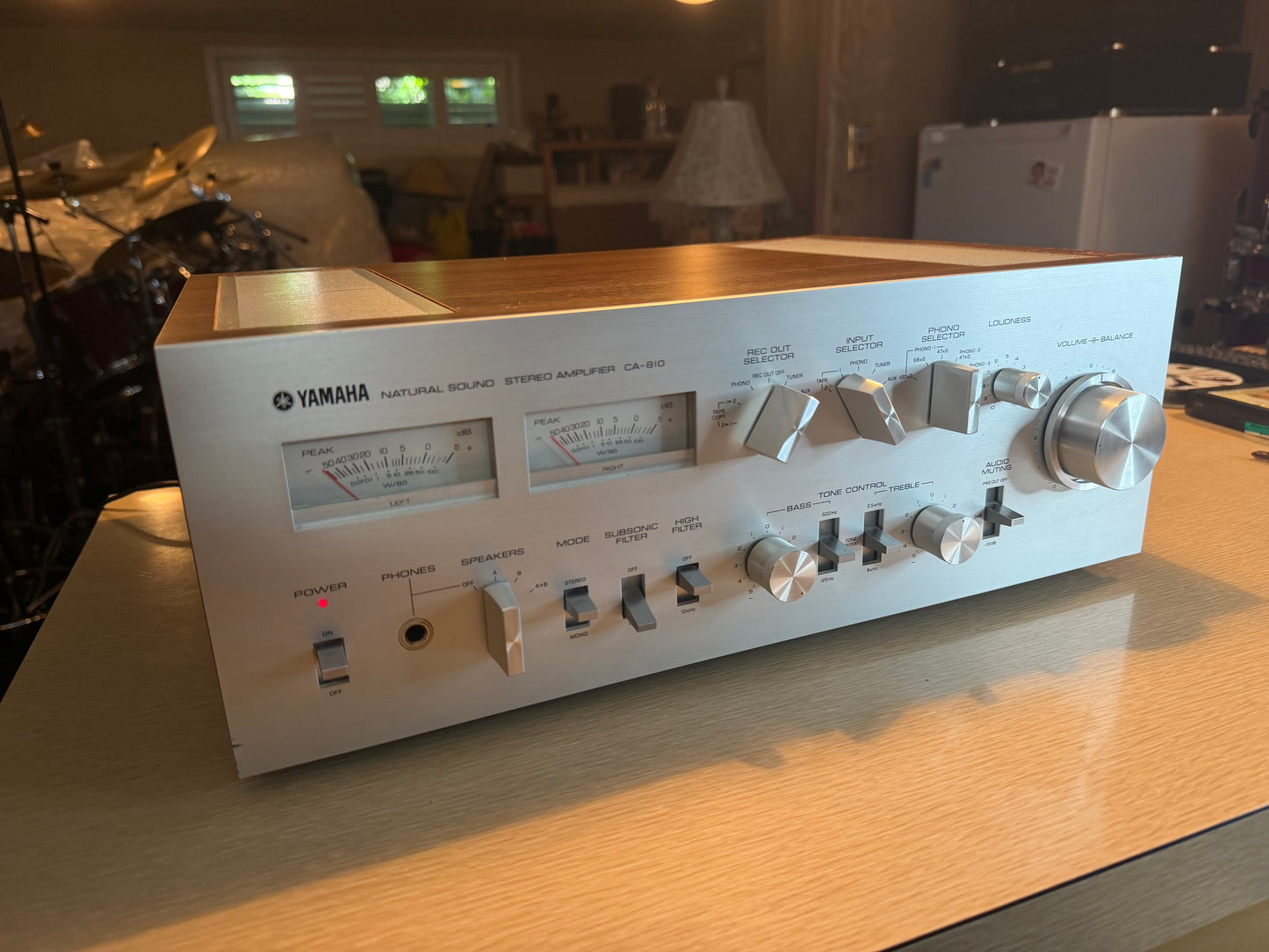 Yamaha CA-810 Natural Sound Integrated Amplifier 65wpc  Fresh Service Near Mint!