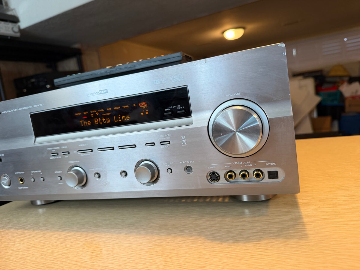 Yamaha RX-V757 A/V Receiver Stereo 5.1 Channels Bundle w/Remote Serviced Beauty