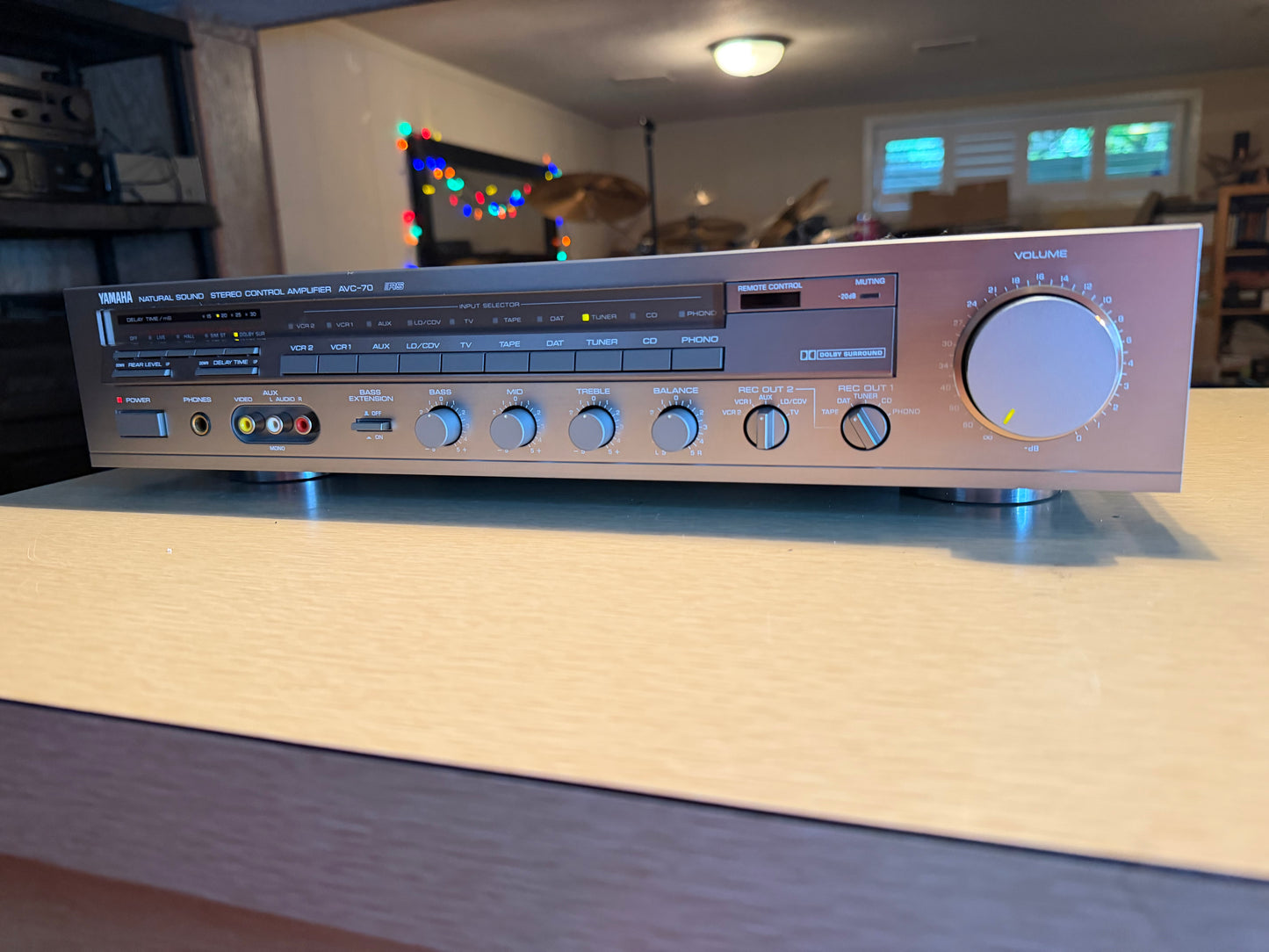 Yamaha AVC-70 Pre-Amp With Remote Control Excellent FRESHLY Serviced High End🎶