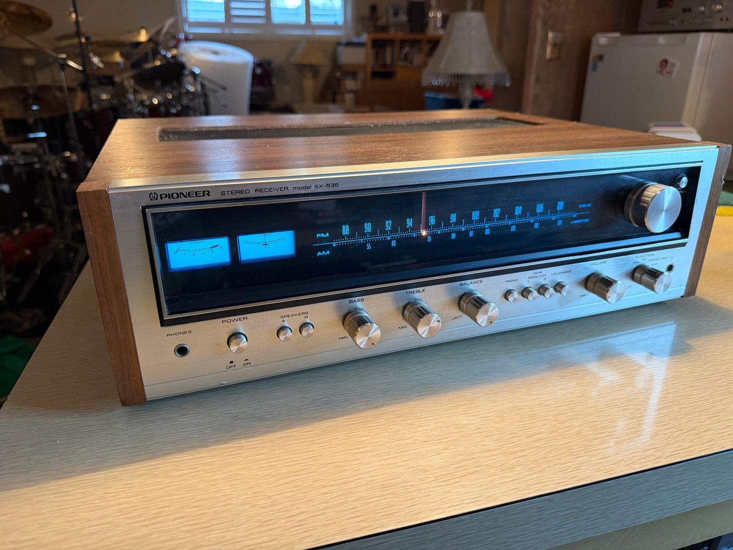 Vintage Pioneer SX-535, 20W AM/FM Stereo Receiver Serviced Works & Cleaned🎶💎