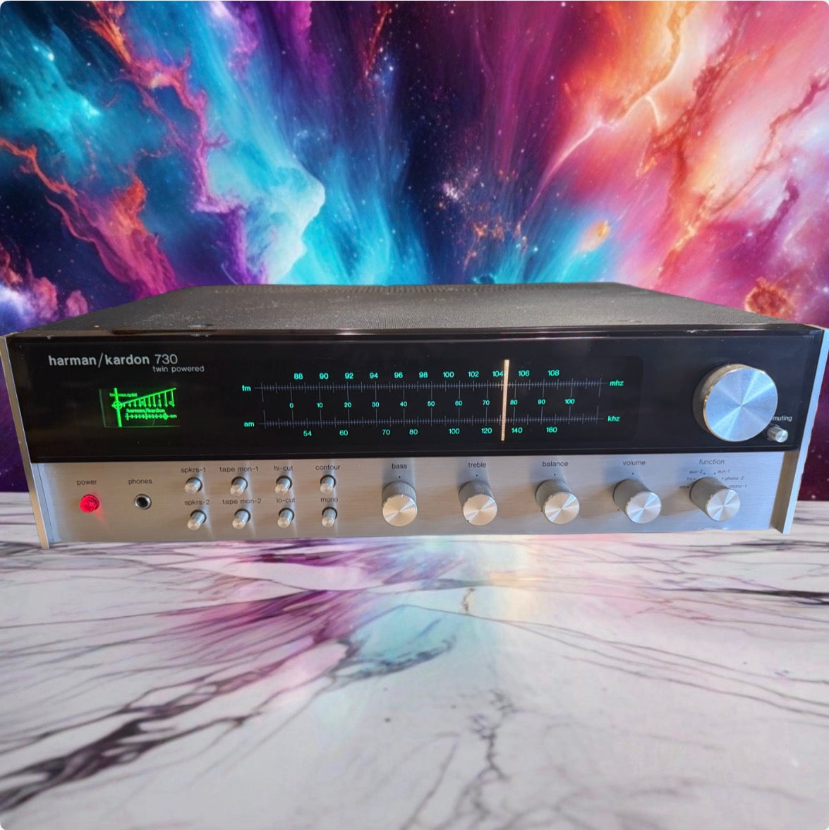 Harman Kardon 730 Twin Powered Stereo Receiver Vintage Fresh Pro Service Beauty!