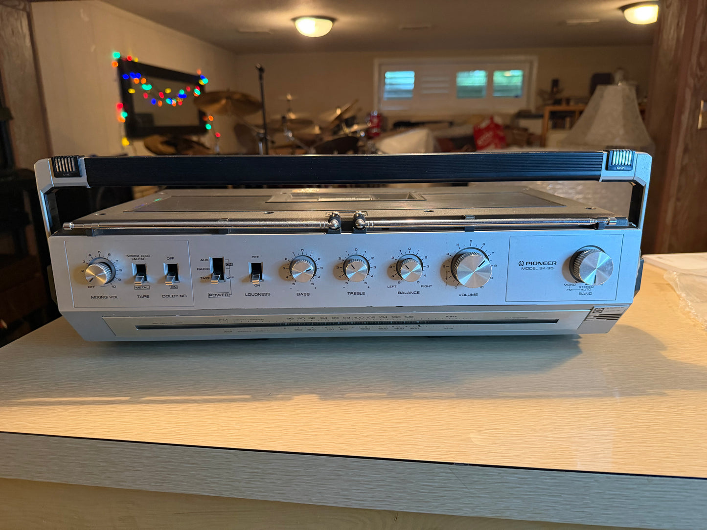 Pioneer SK-95 Runaway Vintage Boombox Cassette Radio AM FM Fresh Pro Servicing🔥