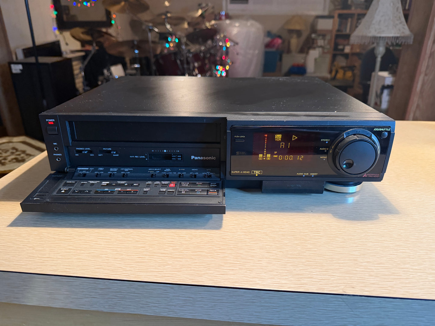 Panasonic AG-1970P AG-1970 VHS SVHS Super Player Deck PRO Editing TBC VCR Tested