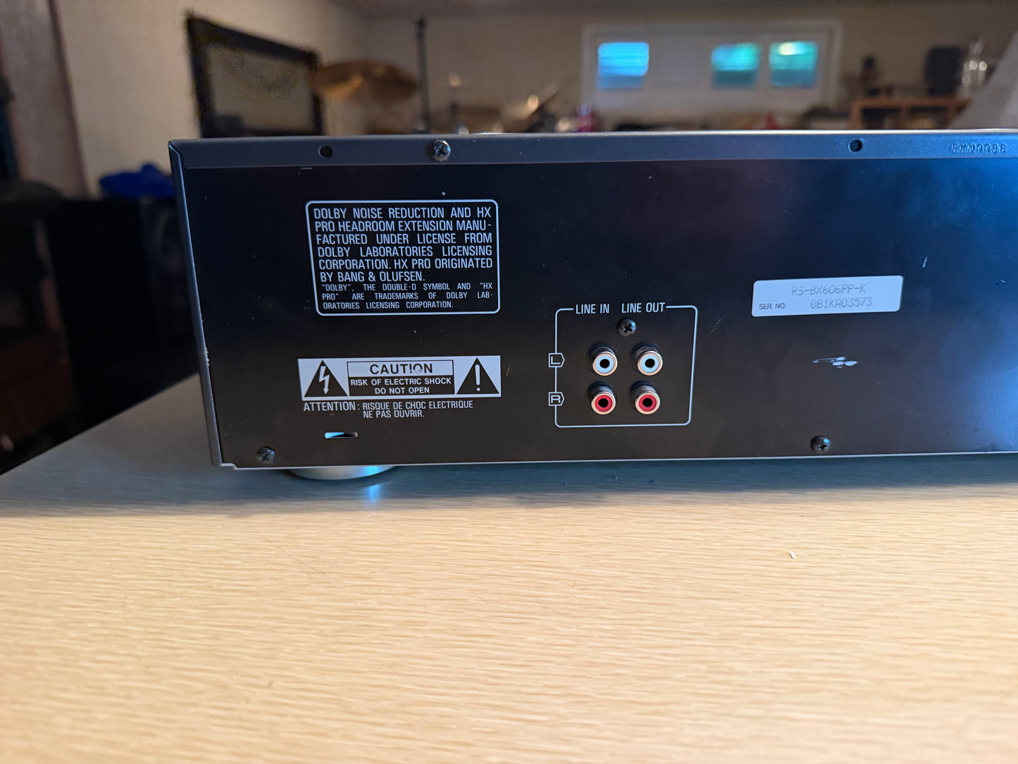 Technics RS-BX606 3-Head Tape Deck Quartz Direct Drive System Fresh Pro Service!