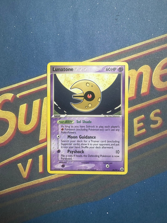 Lunatone - 20/92 - Ex Legend Maker - Non Holo Rare - LP