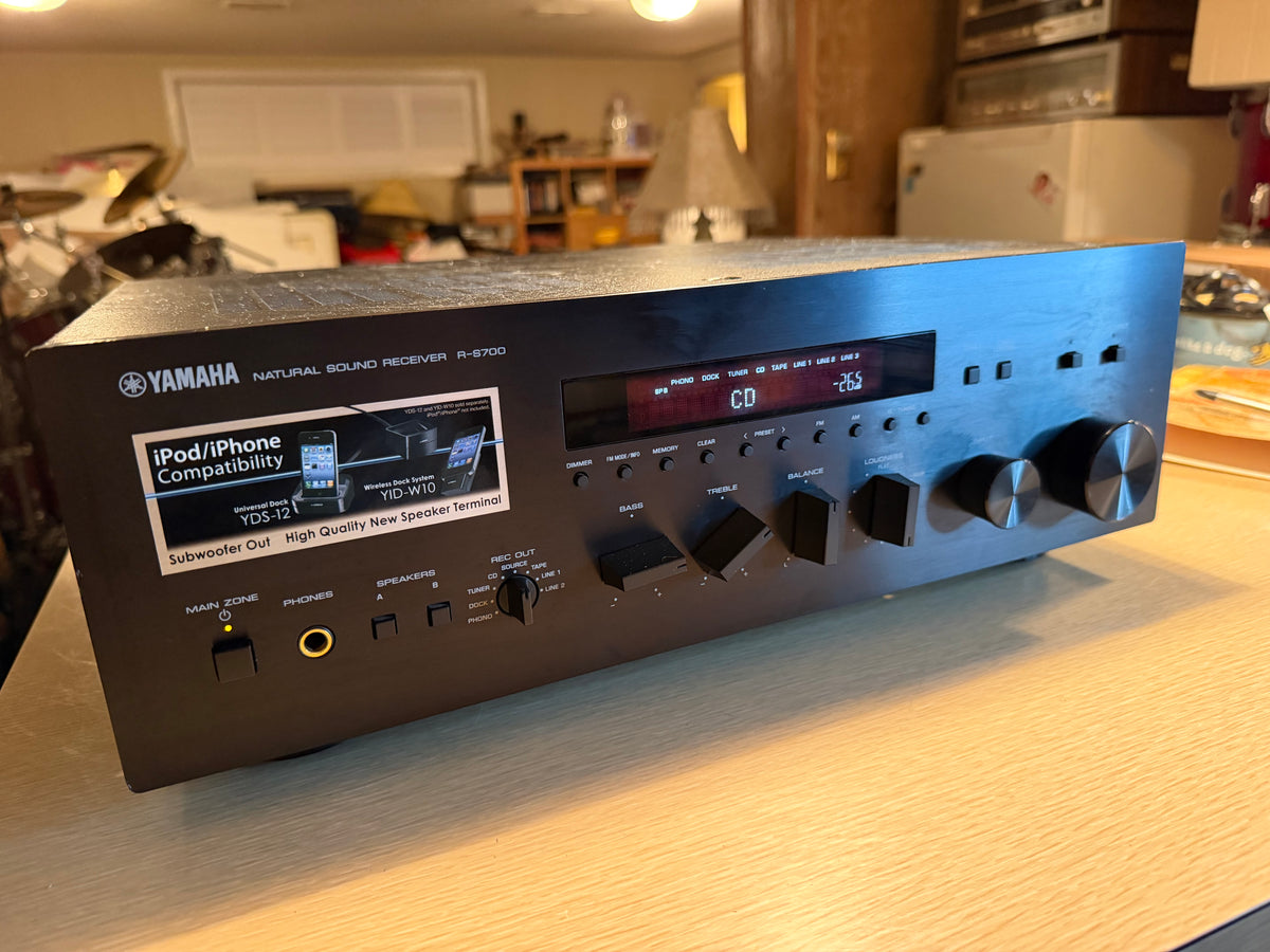 Yamaha R-S700 Natural Sound Stereo Receiver 100WPC With Remote Bundle Serviced🎶