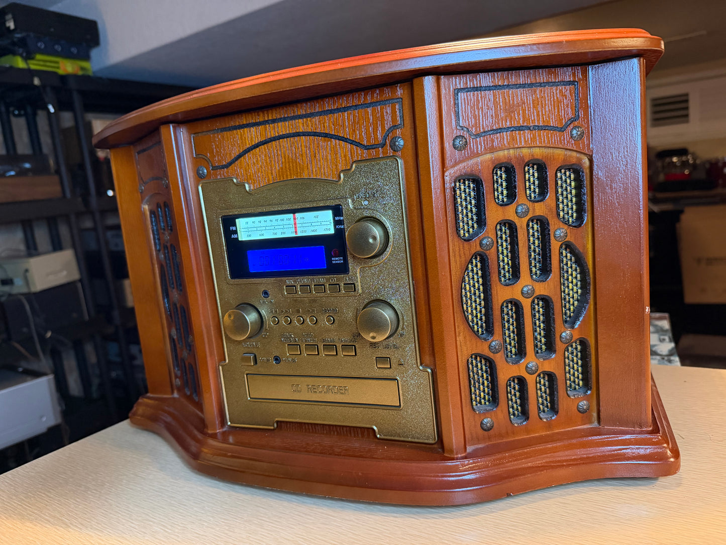 Innovative Technology ITTR-501 Turntable Stereo System CD All Functions Working!