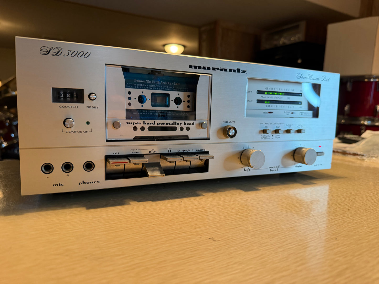 VINTAGE Marantz SD3000 Stereo Cassette Deck  Near Mint Fresh Service Rare Gold🔥