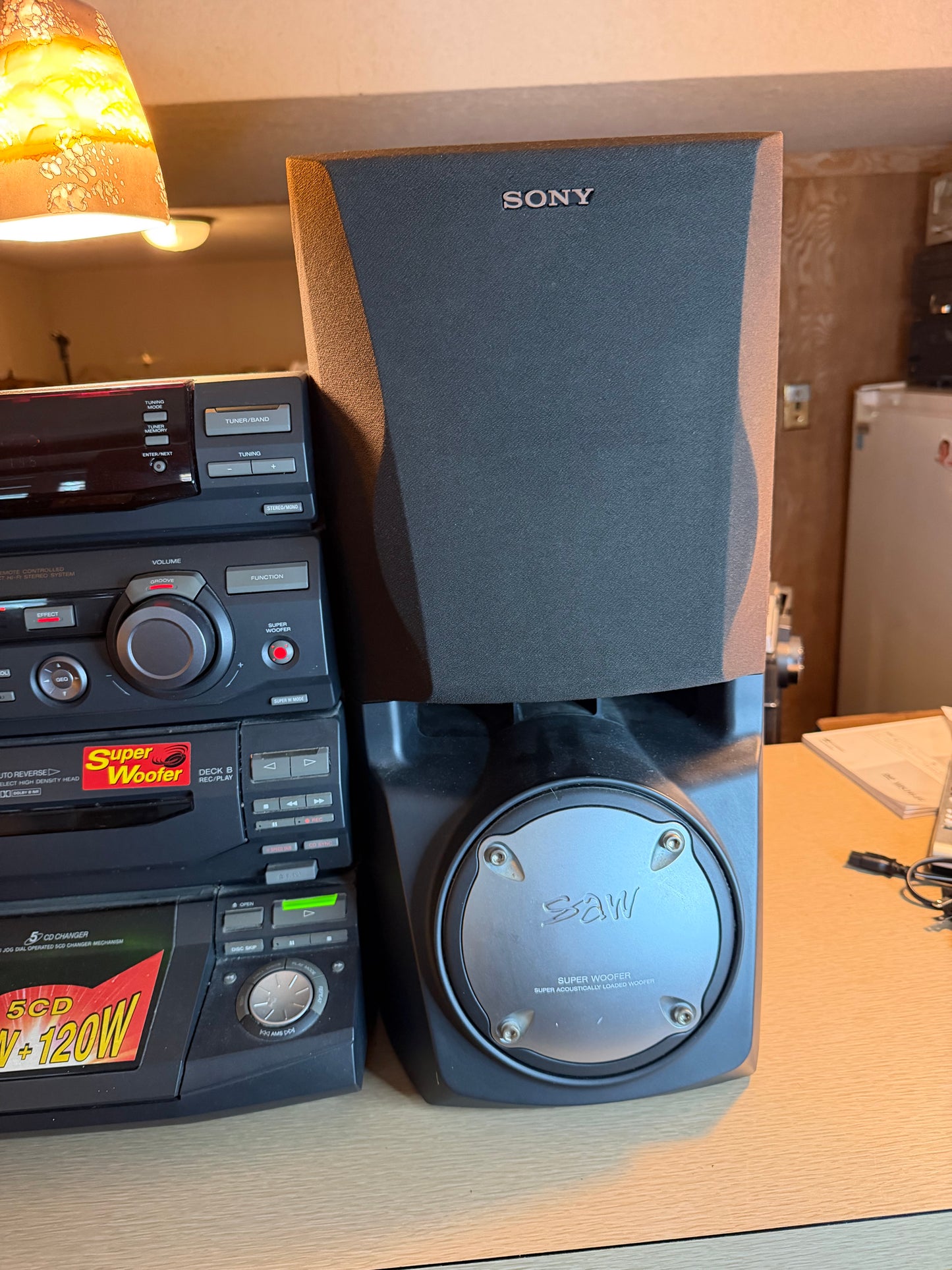 RARE Vintage SONY LBT-D790 Am Fm CD Dual Cassette Stereo System Fully Tested🔥🎶