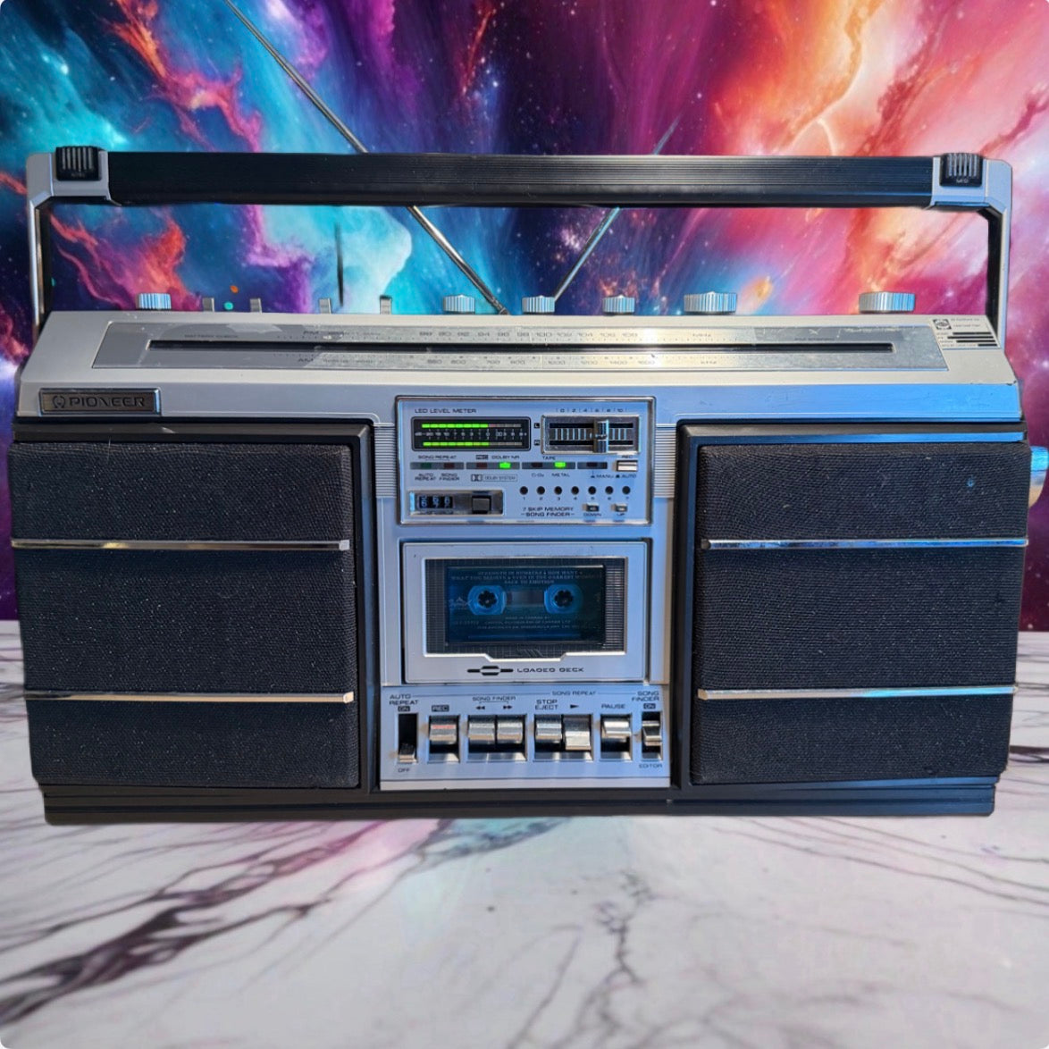 Pioneer SK-95 Runaway Vintage Boombox Cassette Radio AM FM Fresh Pro Servicing🔥