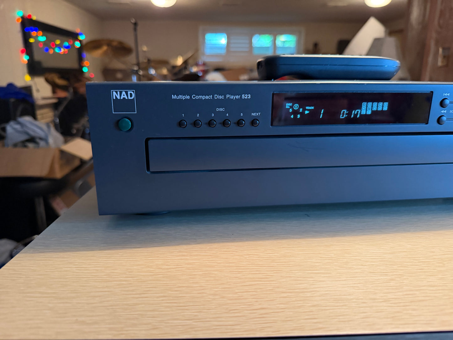 NAD 523 5-Disc CD Changer Carousel Cdp Audiophile Hi-Fi Fresh Service Remote🔥🎶