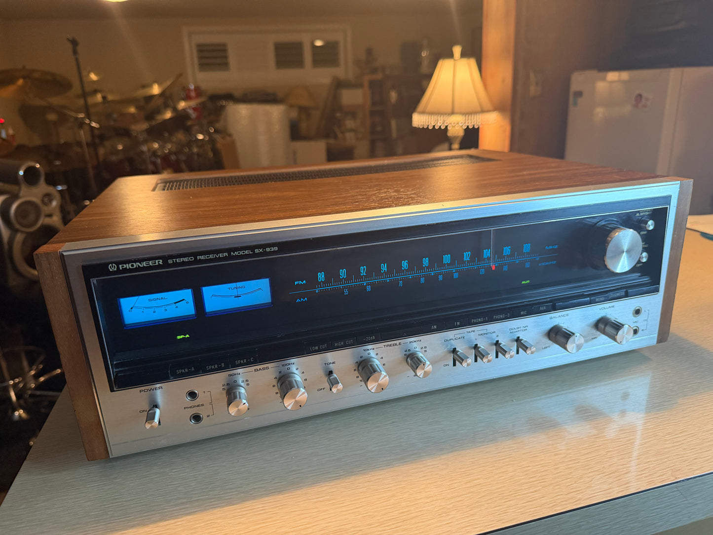 Pioneer SX-939 Stereo Amplifier 70 WPC Full Fresh Service, Bulbs Replaced N MINT