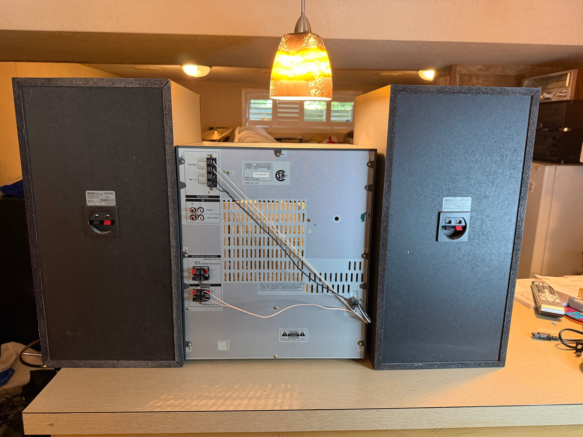 RARE Vintage SONY LBT-D790 Am Fm CD Dual Cassette Stereo System Fully Tested🔥🎶