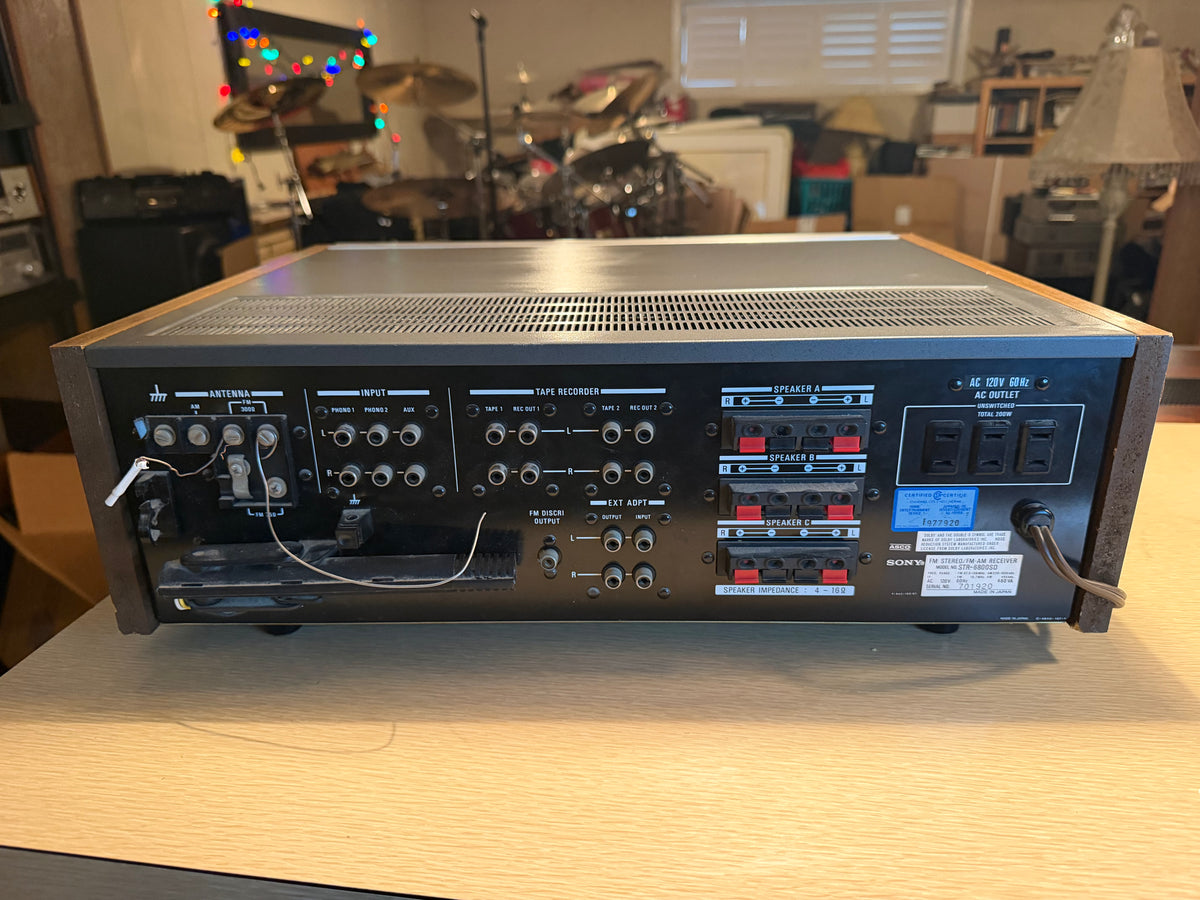 SONY STR-6800SD Hi-Fi Stereo RECEIVER Amplifier True 80WPC Beast Serviced Rare🔥